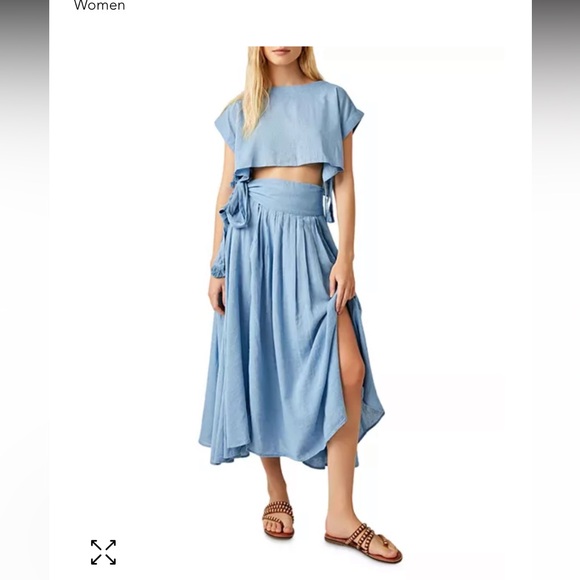 FREE PEOPLE sundown set // fuschia color // size xsmall - Picture 4 of 5